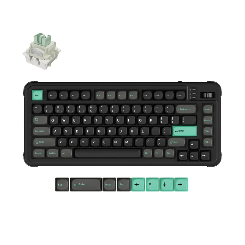 Keychron J12 HE Wireless Magnetic Switch Custom Keyboard (US ANSI Layout)