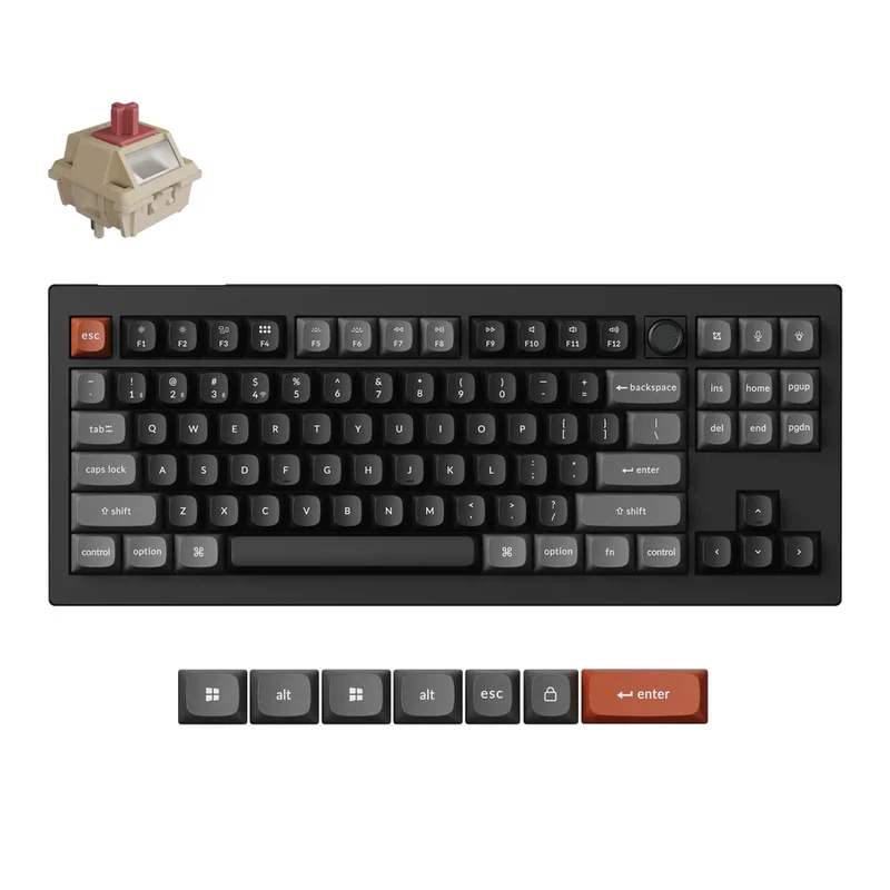 Keychron V3 Ultra 8K Wireless Custom Mechanical Keyboard(US ANSI Layout)